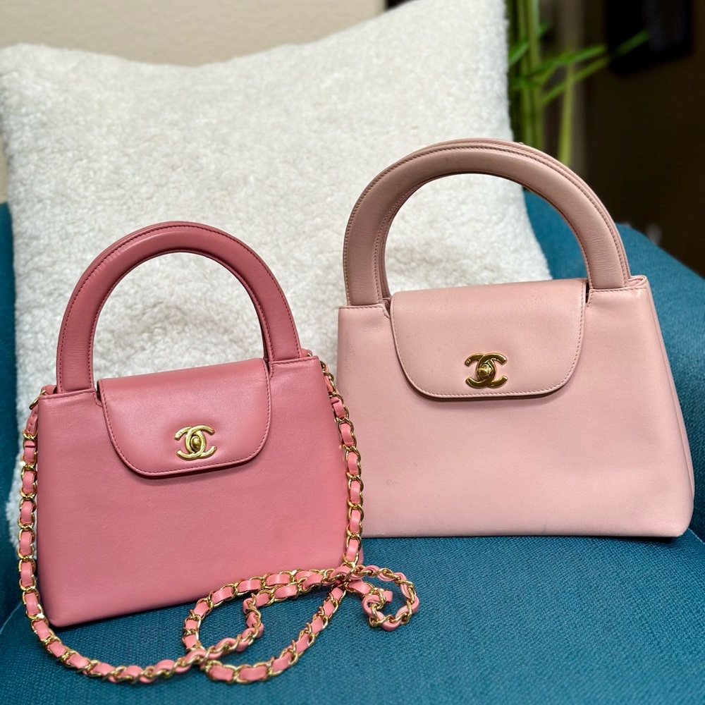 SOLD Chanel Kelly Vintage Bag Pink 1997-1999 - Picture 4 of 16